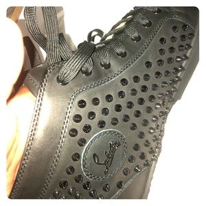 Black Flat Christian Louboutins